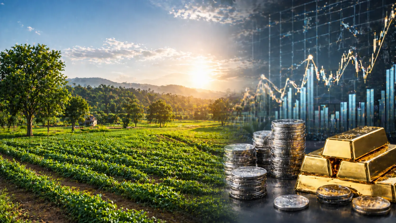 farmland vs stocks gold silver investment India