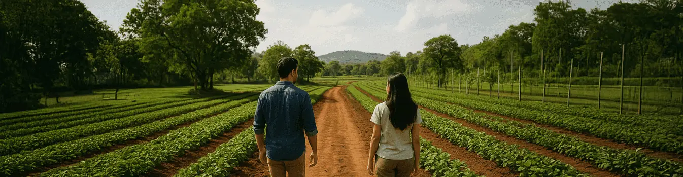 managed farmland near Bangalore health benefits