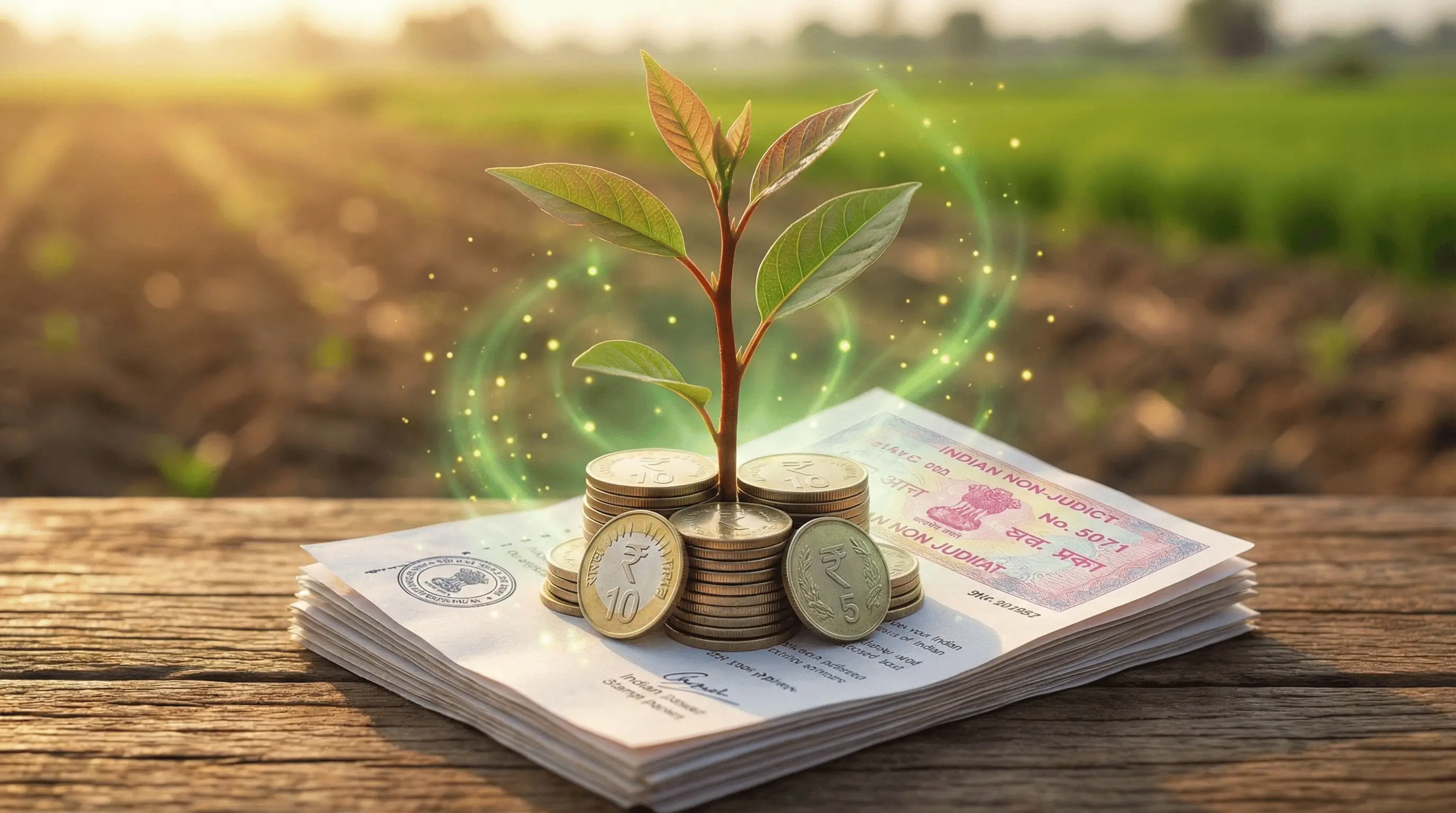 A comprehensive legal and financial overview of tax-free income generated from a secure red sandalwood investment within an eco-luxury retreat situated in managed farmland North Bangalore