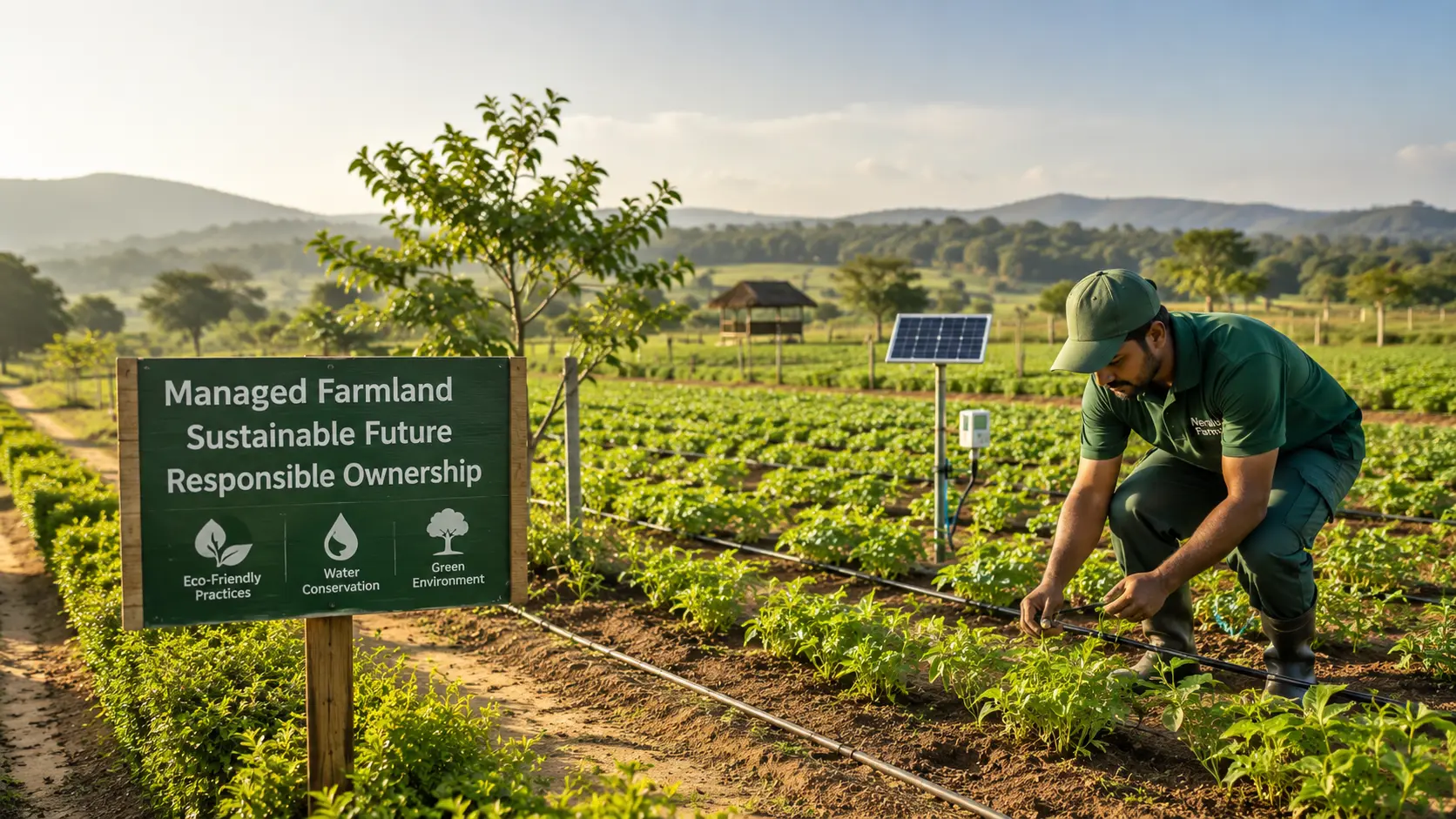 green farmland and sustainability