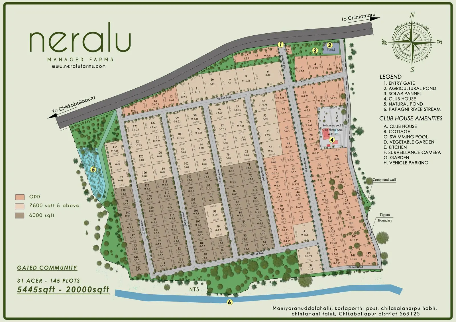 Neralu Sandal Valley Fullscreen Masterplan
