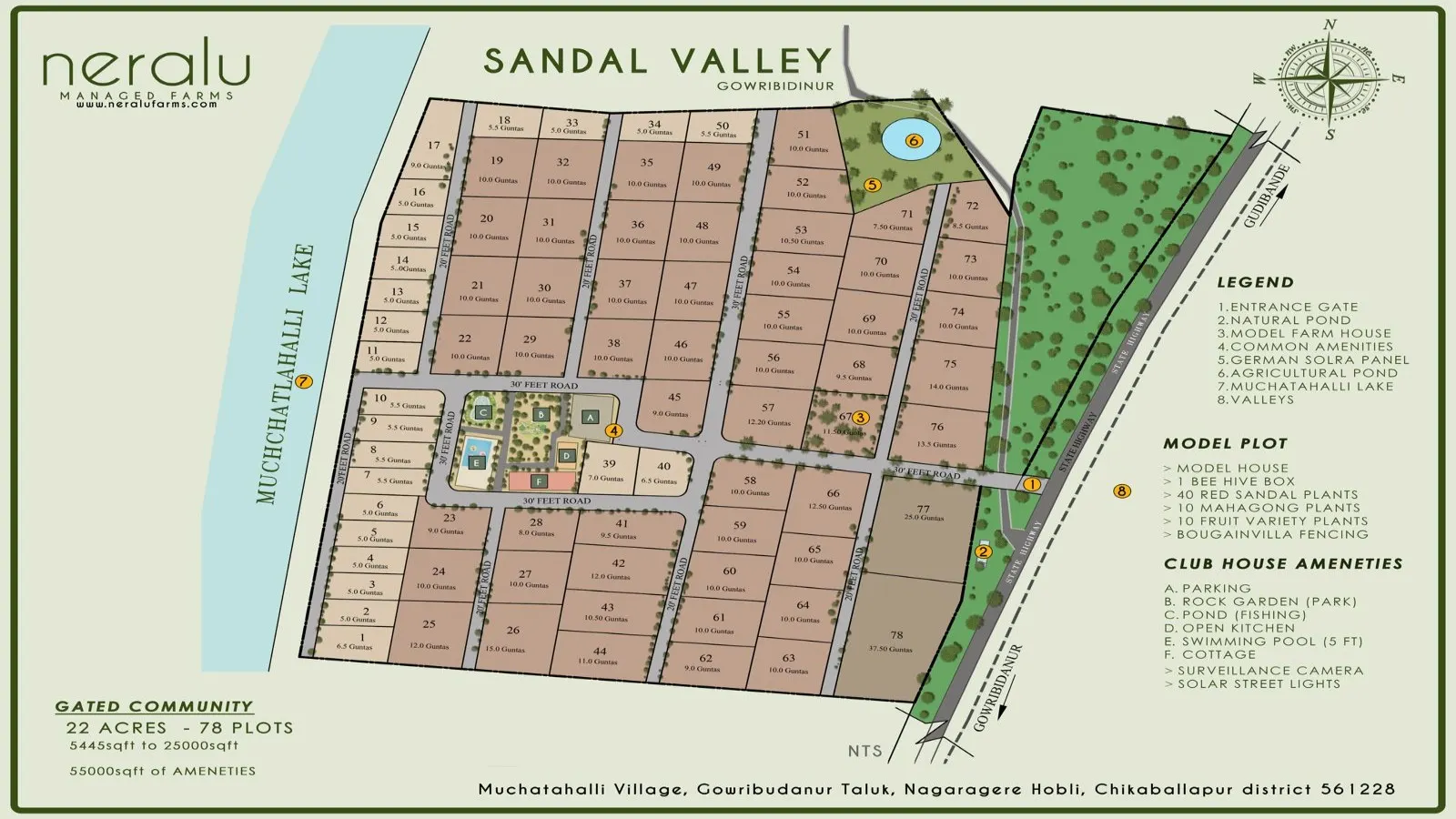 Neralu Korlaparthi Project Layout Masterplan